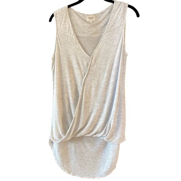 Seed Heritage Surplice Sleeveless Top Size Small - Picture 1 of 5